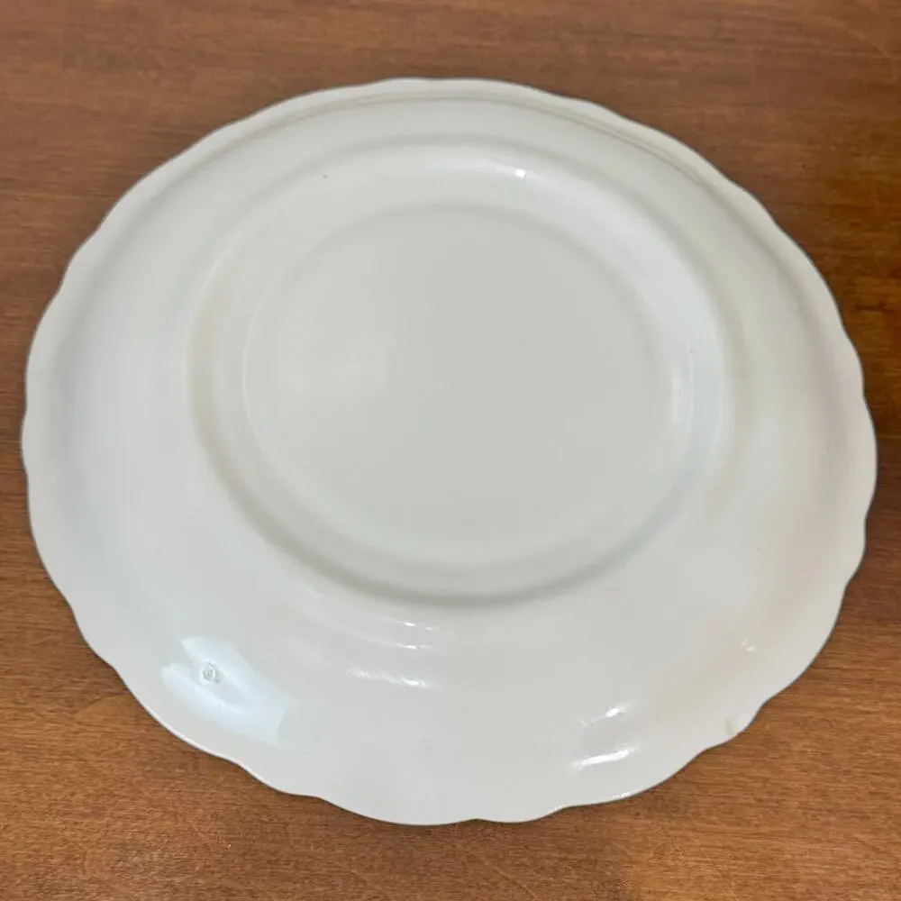 Vintage Deviled Egg Plate Pinecone Design White Serving Platter Retro Kitchen